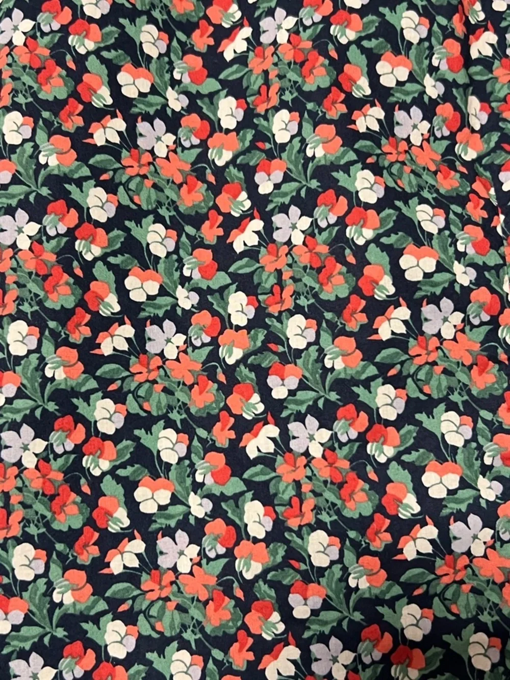 J. Crew Liberty Sarah Floral Cotton Button-Up Perfect Shirt